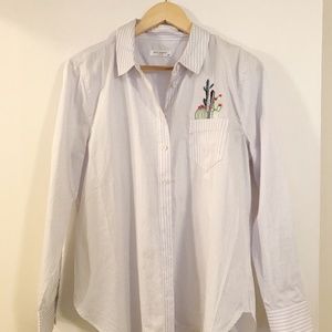 Equipment Cactus Button Up Blouse - Like New - L